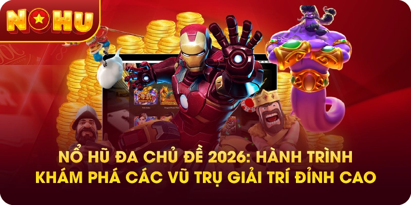 Nổ hũ đa chủ đề 2026: Hành trình khám phá các vũ trụ giải trí đỉnh cao